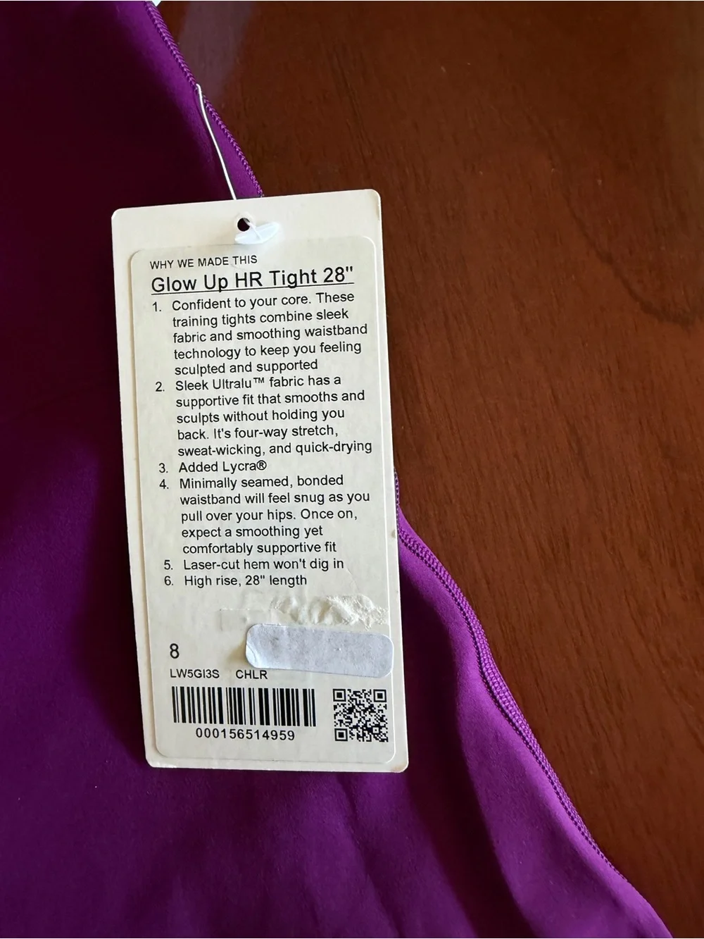 lululemon athletica High-Rise Leggings in Vibrant Magenta Purple